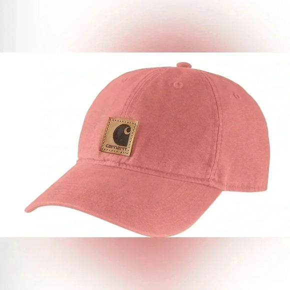 Carhartt Force Sweatband Canvas cap 100% cotton, fast dry, hook/loop,aged coral - Picture 1 of 3